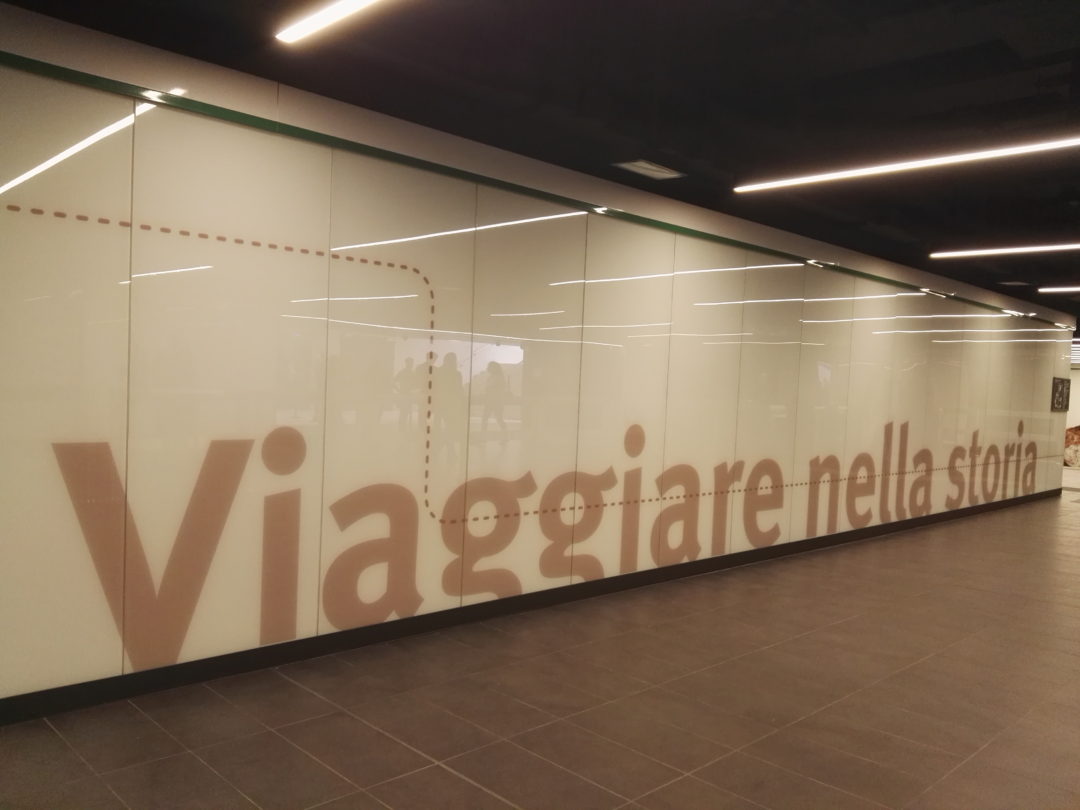 Viaggia nella storia Roma, stazione San Giovanni Metro C